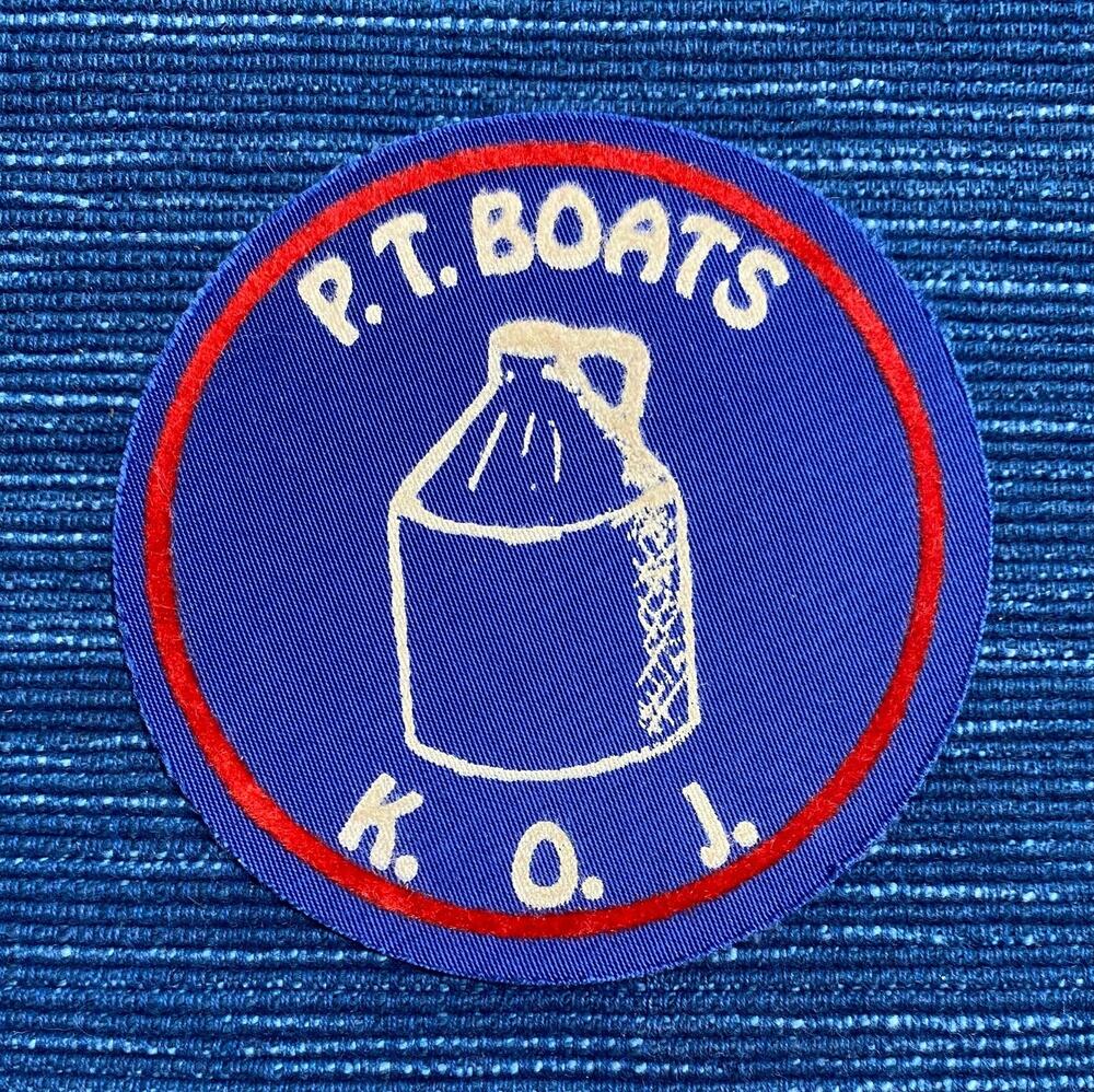 WWII PT Boats Patch K.O.J. Mosquito Patrol Torpedo 3" US Navy Vinyl 90B
